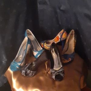 Three pair of heels